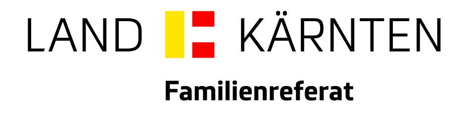 Land Kärnten Familienreferat